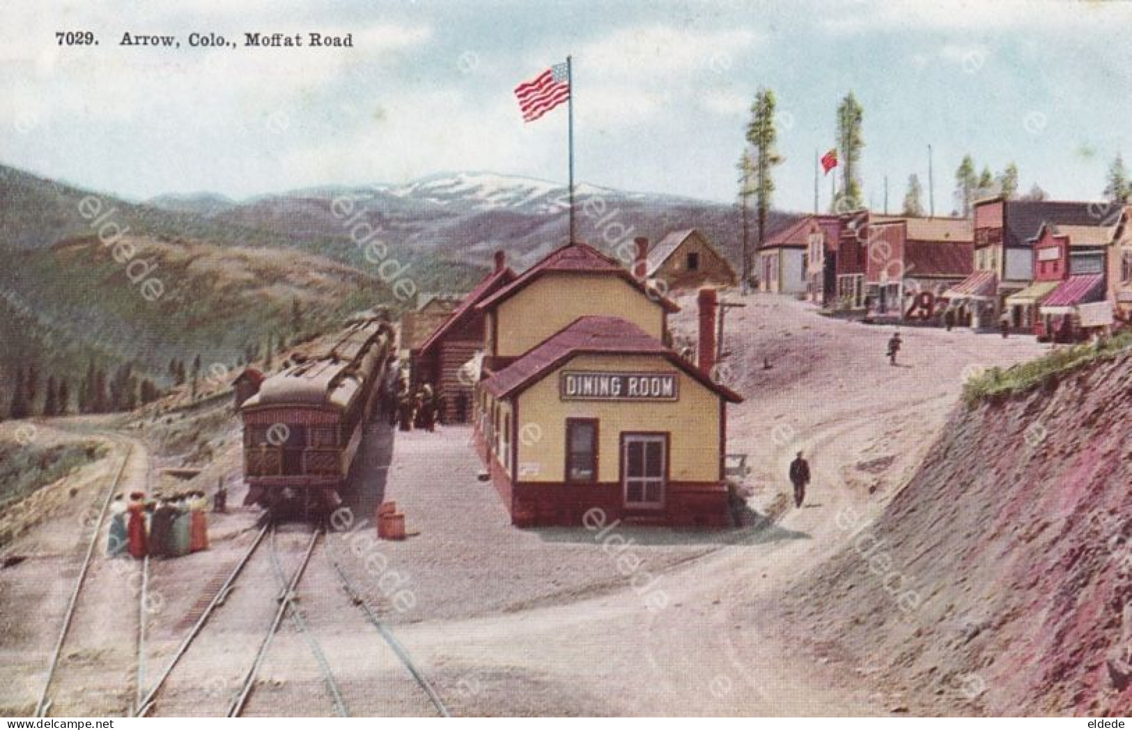 Arrow Train Station Moffat Road  Color - Autres & Non Classés