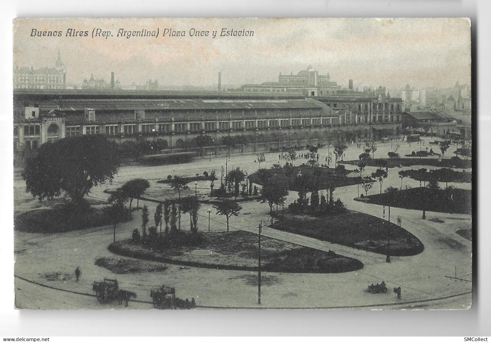 Buenos Aires, Plaza Once Y Estacion (A20p39) - Argentine