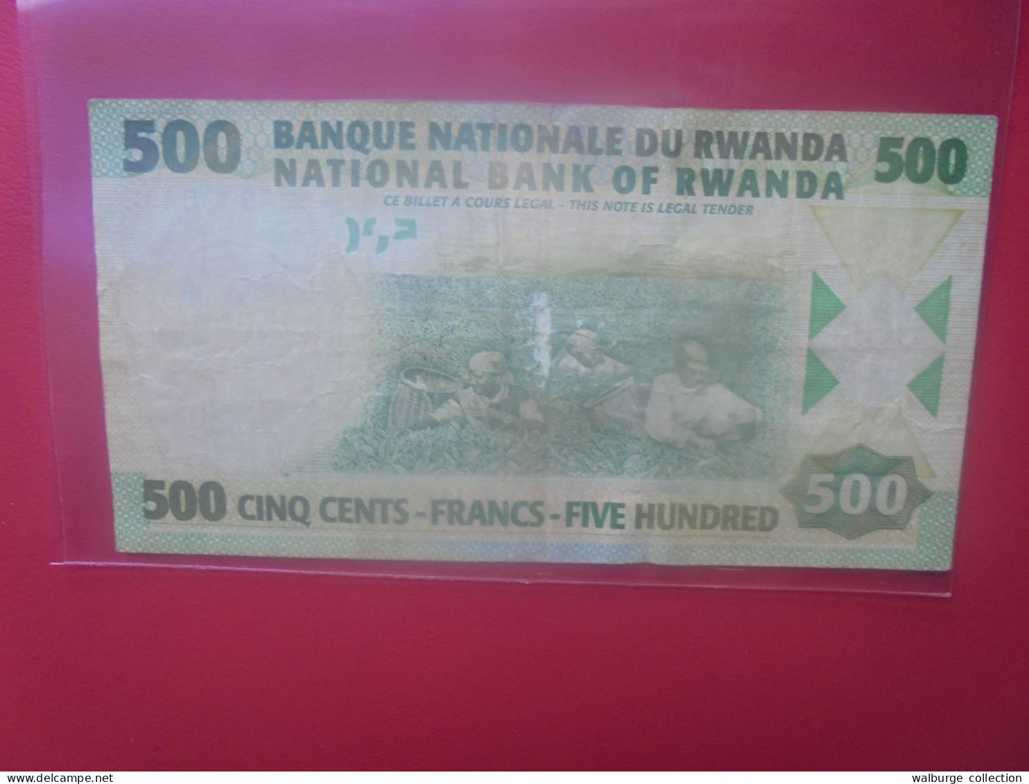 RWANDA 500 Francs 1-7-2004 Circuler (B.32) - Rwanda