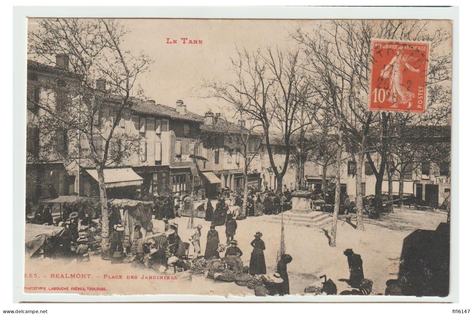 FRANCE -- TARN --REALMONT -- PLACE DES JARDINIERS - Realmont