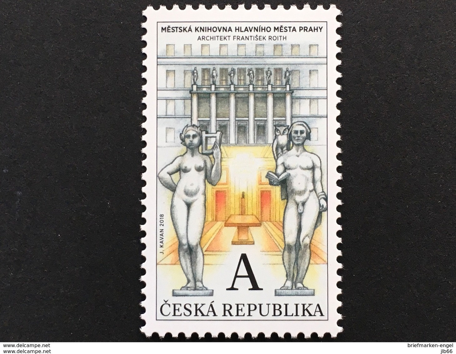 2018 Yv. 860 Po 961 : Bibliothèque Municipale De Prague - Unused Stamps