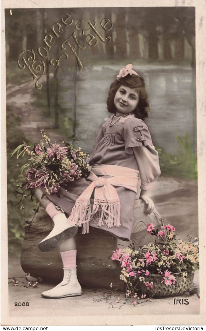 FËTES - VOEUX - Autres & Non Classés - Enfant Seul - Bonne Fête - Carte Postale Ancienne - Otros & Sin Clasificación