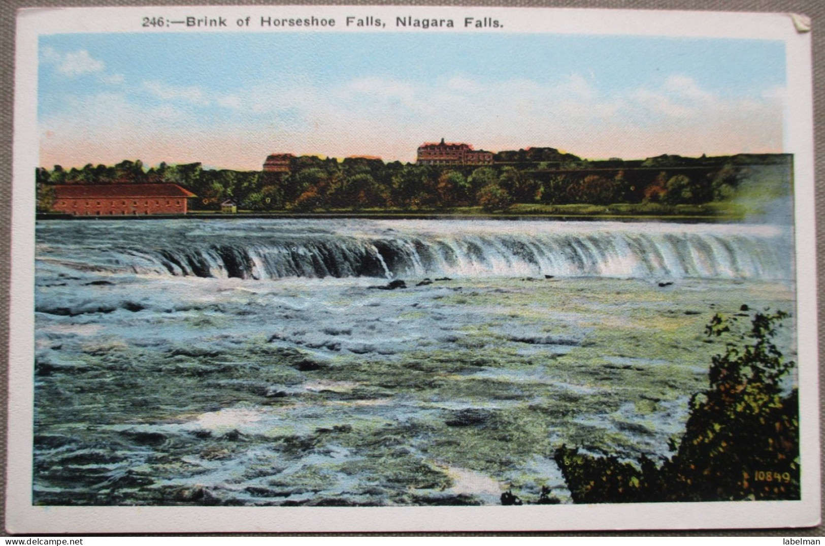 USA UNITED STATES NIAGARA FALLS HORSESHOE BRINK NEW YORK KARTE CARD CARTE POSTALE POSTKARTE POSTCARD ANSICHTSKARTE - Syracuse