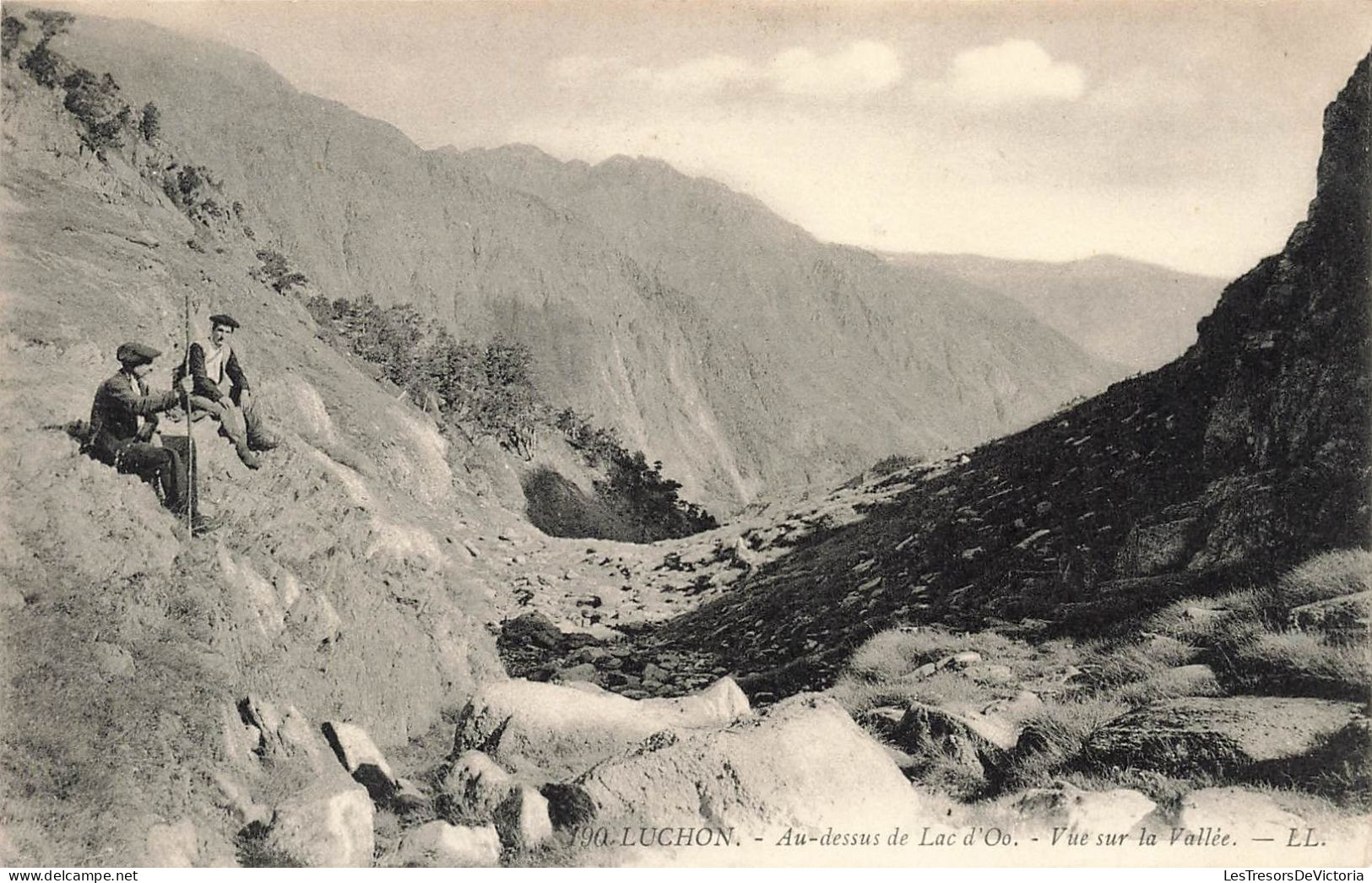 FRANCE - Luchon - Au Dessus De Lac D'Oo - Vue Sur La Vallée - Carte Postale Ancienne - Luchon