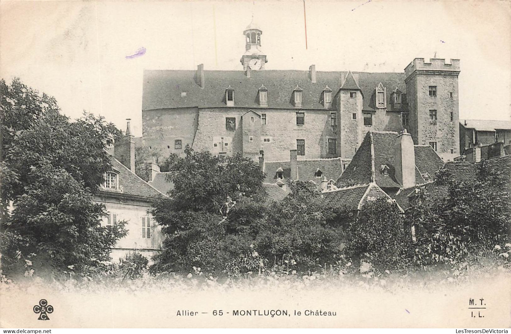 FRANCE - Montluçon - Le Château - Carte Postale Ancienne - Montlucon