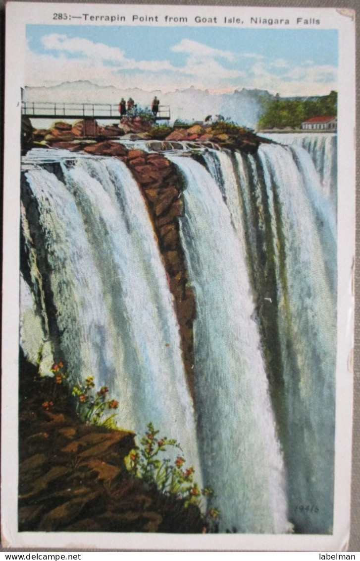 USA UNITED STATES NIAGARA FALLS TERRAPIN POINT GOAT ISLAND NEW YORK CARD CARTE POSTALE POSTKARTE POSTCARD ANSICHTSKARTE - Syracuse