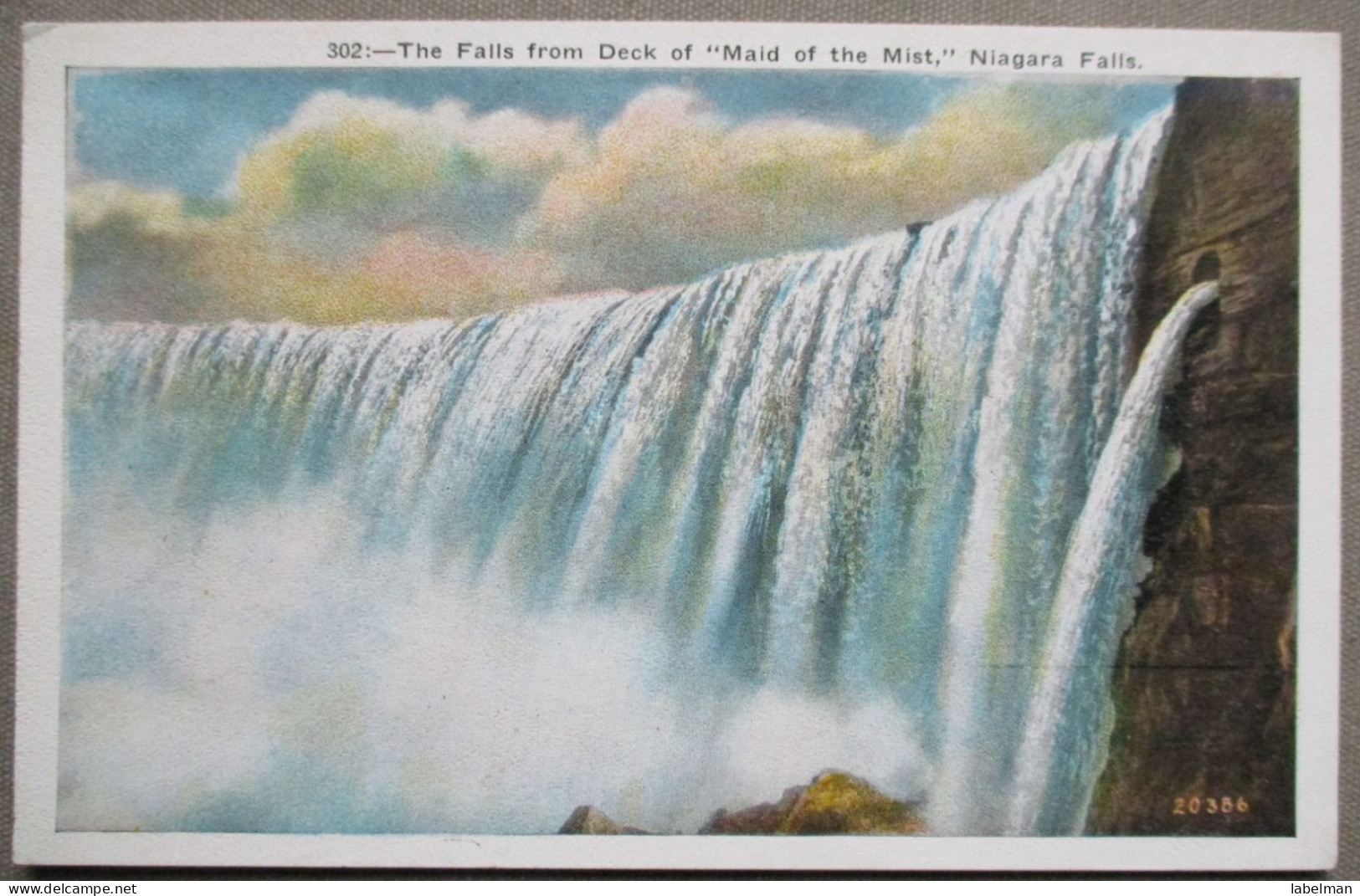 USA UNITED STATES NIAGARA FALLS FROM THE DECK MAID OF MIST NEW YORK CARD CARTE POSTALE POSTKARTE POSTCARD ANSICHTSKARTE - Syracuse