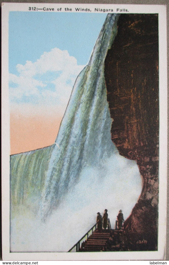 USA UNITED STATES NIAGARA FALLS CAVE OF THE WINDS NEW YORK CARD CARTE POSTALE POSTKARTE POSTCARD ANSICHTSKARTE - Syracuse