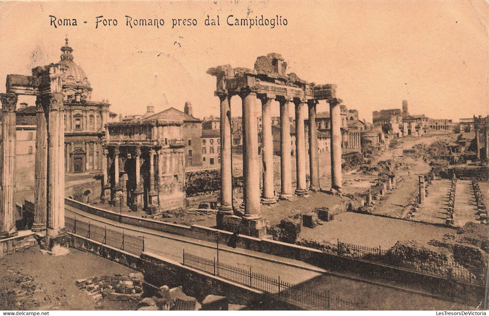 ITALIE - Roma - Foro Romano Perso Dal Campidoglio -  Carte Postale Ancienne - Otros Monumentos Y Edificios
