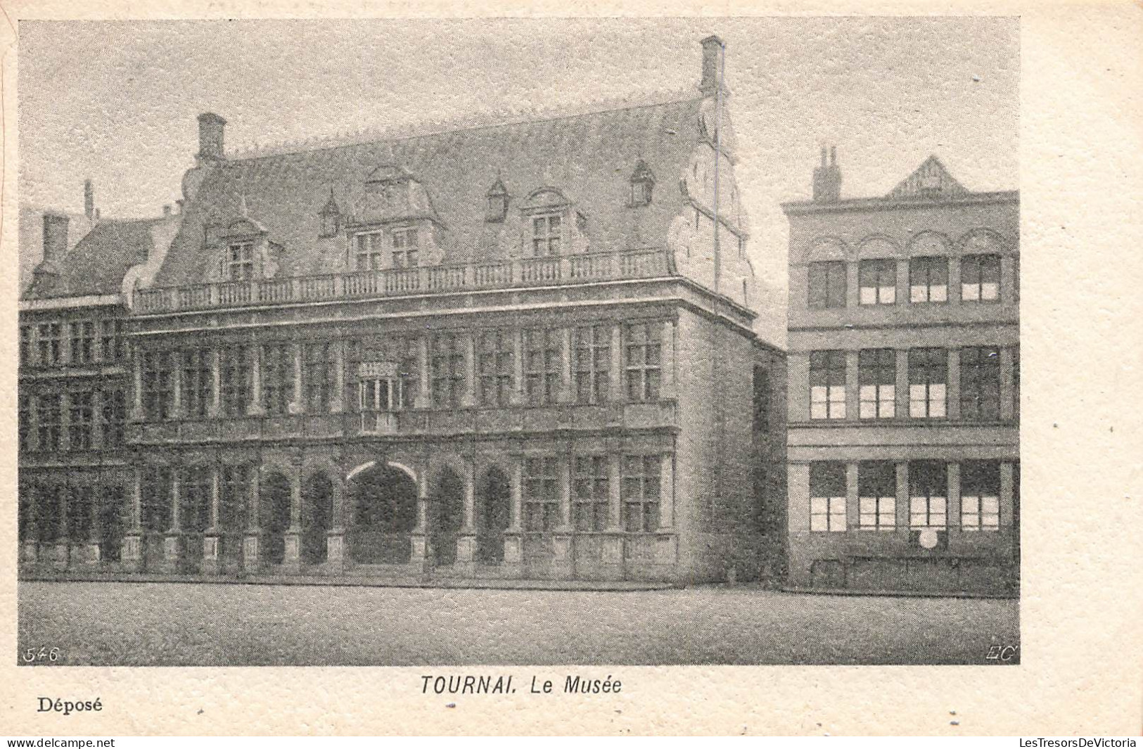 BELGIQUE - Tournai - Vue Générale - Le Musée - - Déposé - Ancienne Carte Postale - Tournai