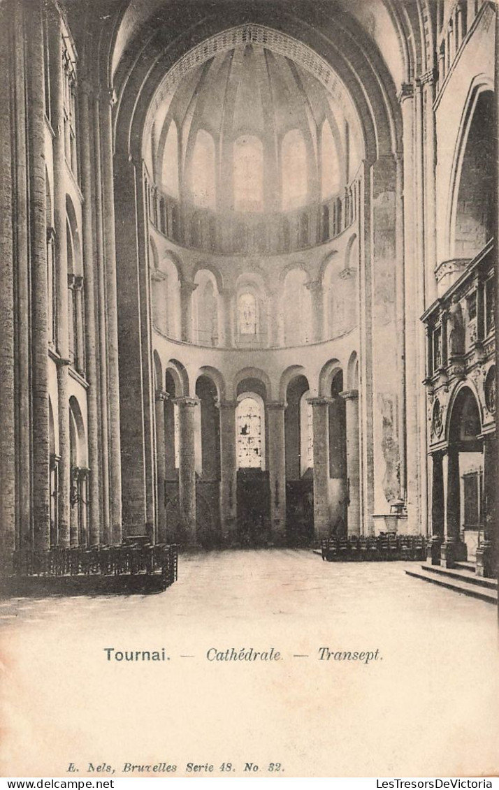 BELGIQUE - Tournai - Vue Générale De La Cathédrale - Transpet - Ancienne Carte Postale - Tournai