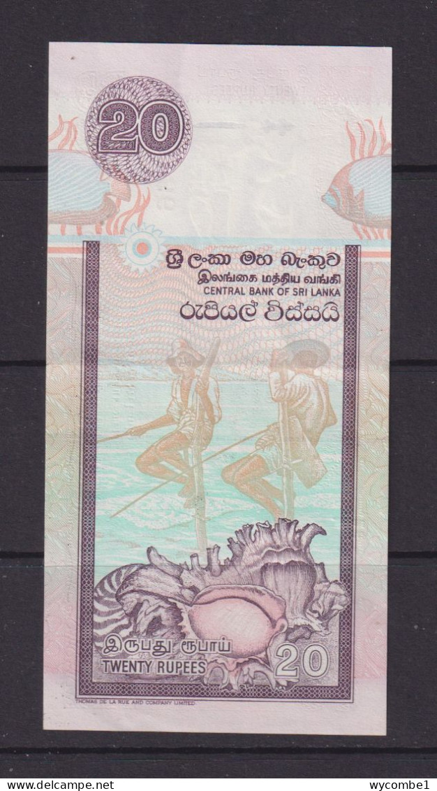 SRI LANKA -  2006 20 Rupees Circulated  Banknote - Sri Lanka