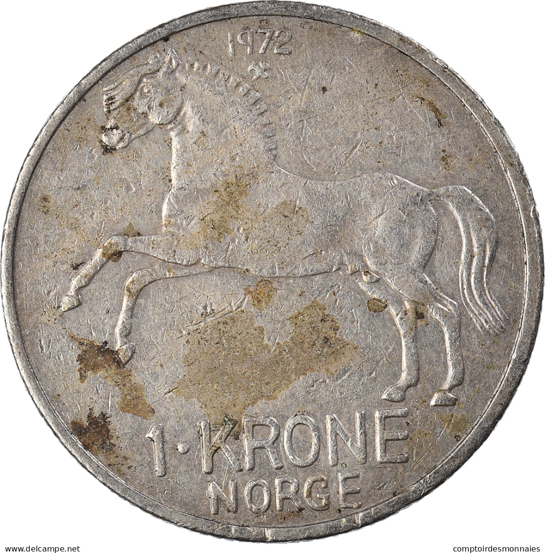 Monnaie, Norvège, Krone, 1972 - Norvège