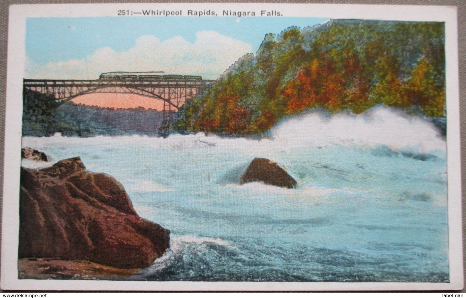 USA UNITED STATES NIAGARA FALLS WHIRPOOL RAPIDS NEW YORK KARTE CARD CARTE POSTALE POSTKARTE POSTCARD ANSICHTSKARTE - Syracuse