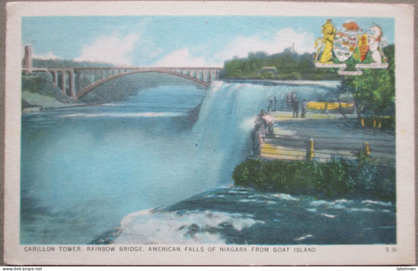 USA UNITED STATES NIAGARA FALLS GOAT ISLAND CARILLON TOWER NEW YORK CARD CARTE POSTALE POSTKARTE POSTCARD ANSICHTSKARTE - Syracuse