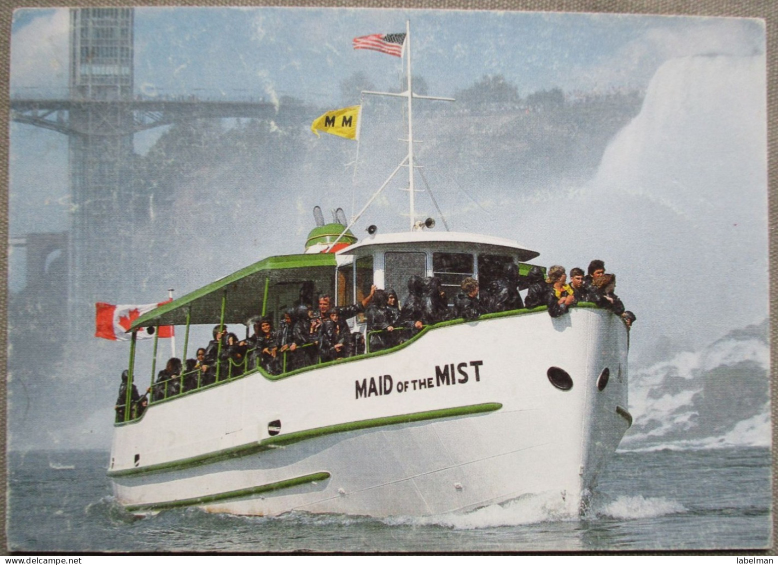 CANADA ONTARIO NIAGARA FALLS MAID OF THE MIST KARTE CARD CARTE POSTALE POSTKARTE POSTCARD ANSICHTSKARTE - Syracuse