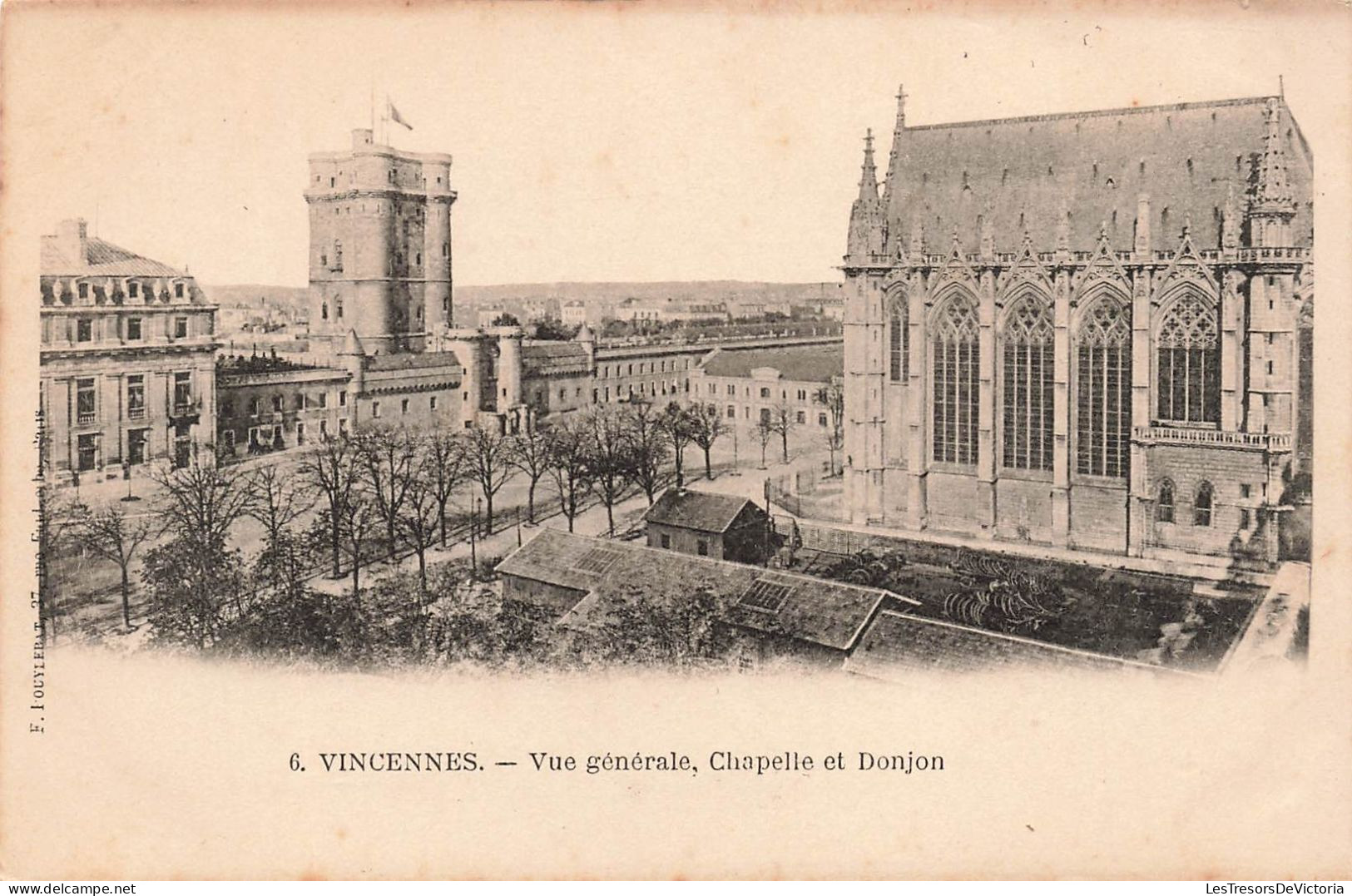 FRANCE - Vincennes - Vue Générale De La Ville - Chapelle Et Donjon - Carte Postale Ancienne - Valenton