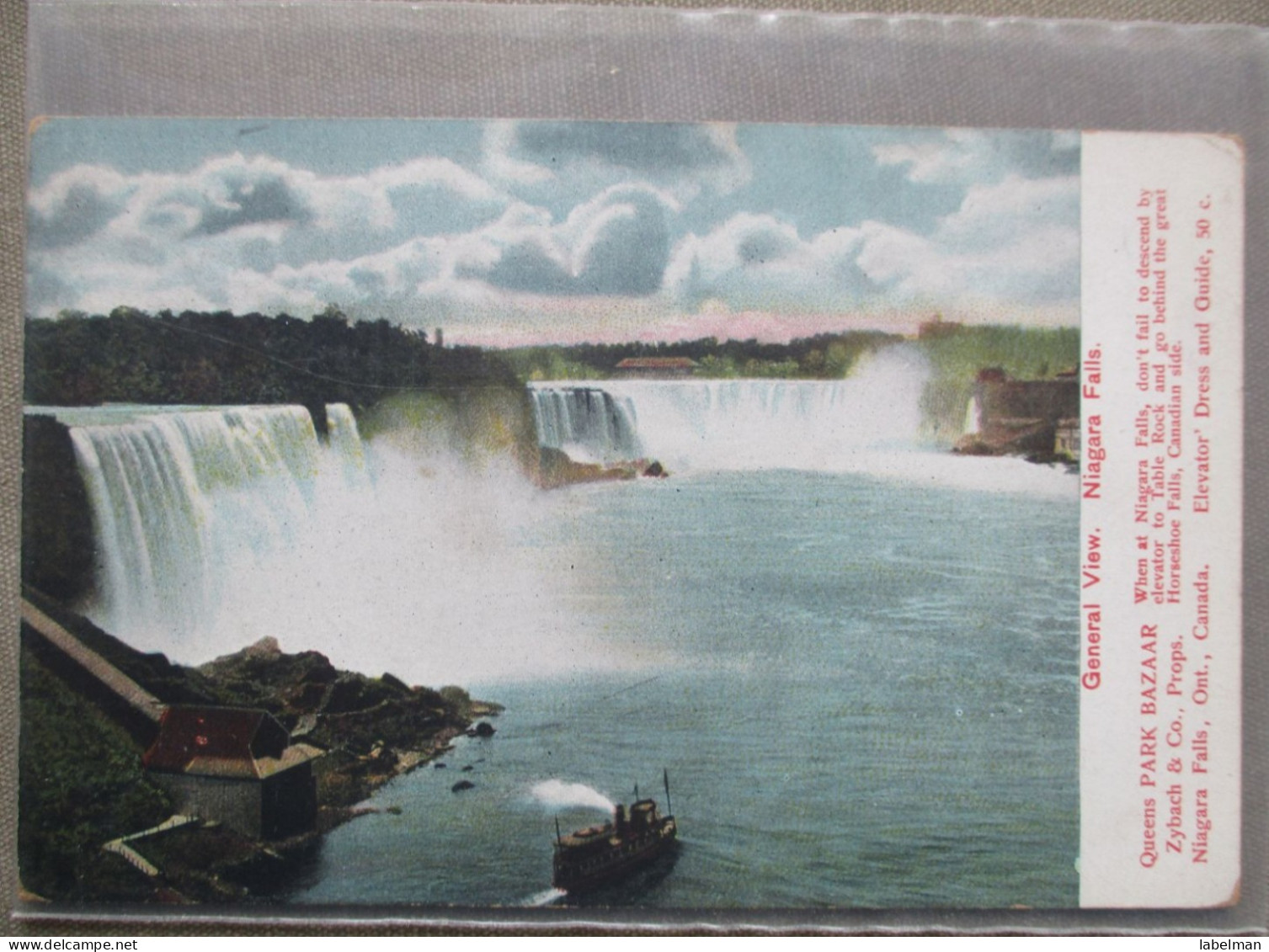 CANADA ONTARIO NIAGARA FALLS HORSESHOE KARTE CARD CARTE POSTALE POSTKARTE POSTCARD ANSICHTSKARTE - Syracuse