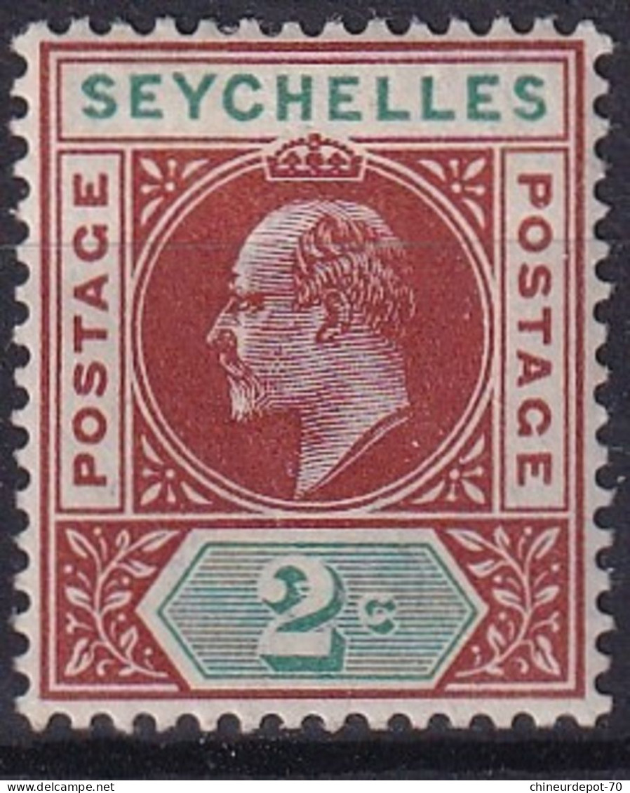 Seychelles KING ROI NEUF AVEC CHARNIERE * - Seychellen (...-1976)