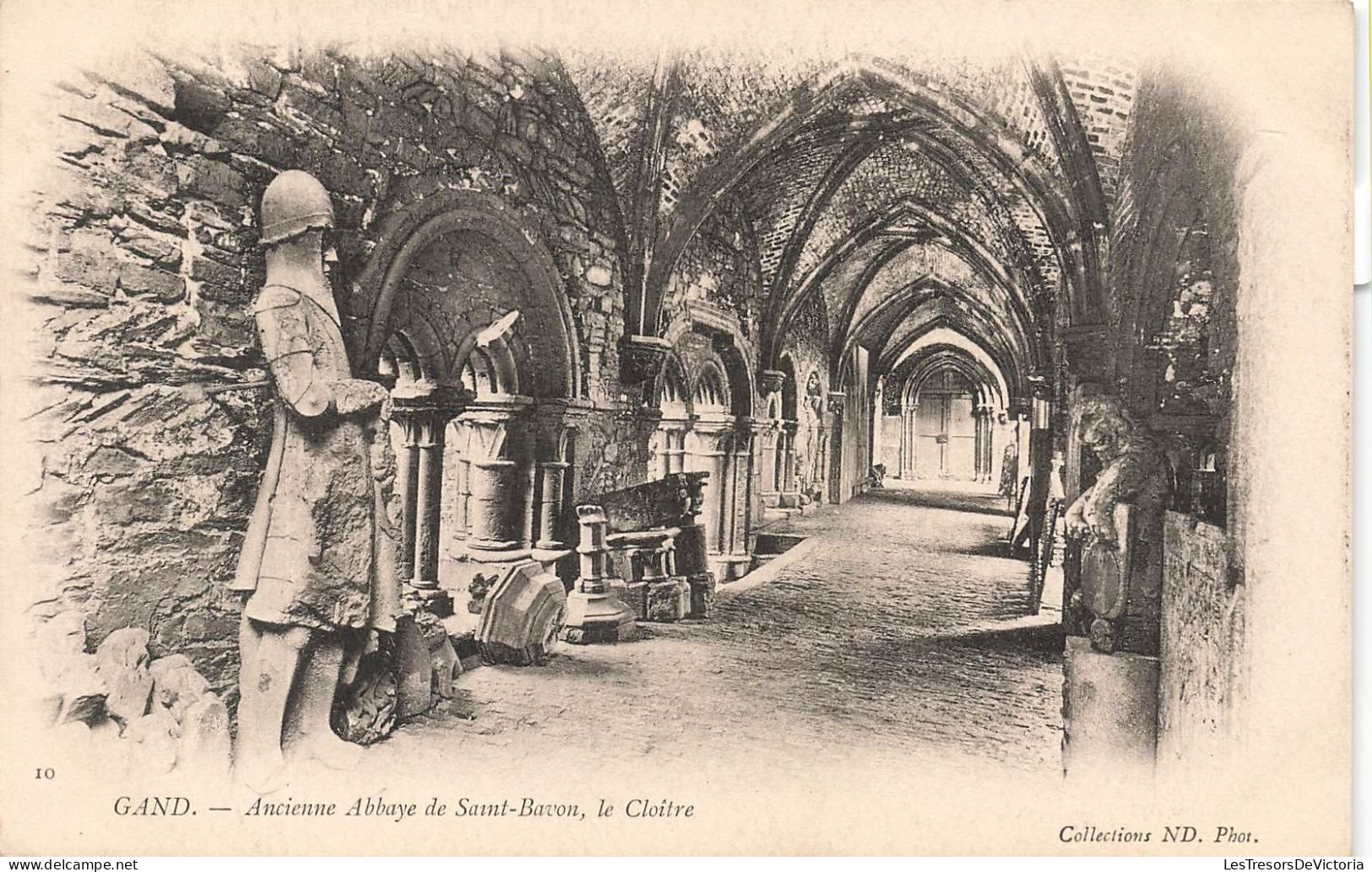 BELGIQUE - Gand - Ancienne Abbaye De Saint-Bavon - Le Cloître - Ancienne Carte Postale - Gent