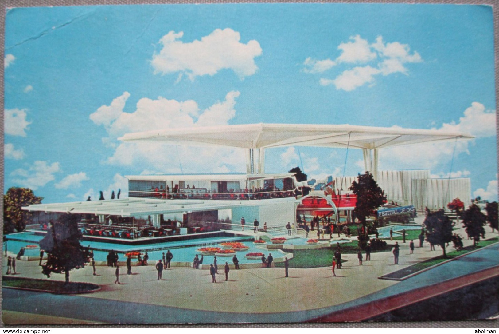 USA UNITED STATES NEW YORK WORLD FAIR 1964 GAS FESTIVAL CARD CARTE POSTALE POSTKARTE POSTCARD ANSICHTSKARTE CARTOLINA - Syracuse