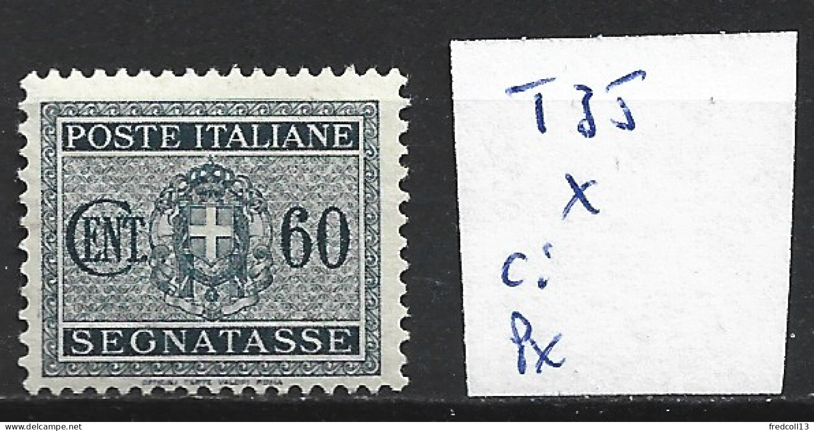 ITALIE TAXE 35 * Côte 0.50 € - Taxe