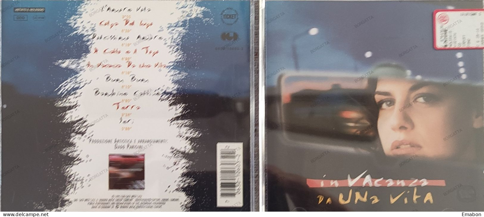 BORGATTA - ITALIANA  - Cd IRENE GRANDI -  IN VACANZA DA UNA VITA - CGD EAST1995 -  USATO In Buono Stato - Altri - Musica Italiana