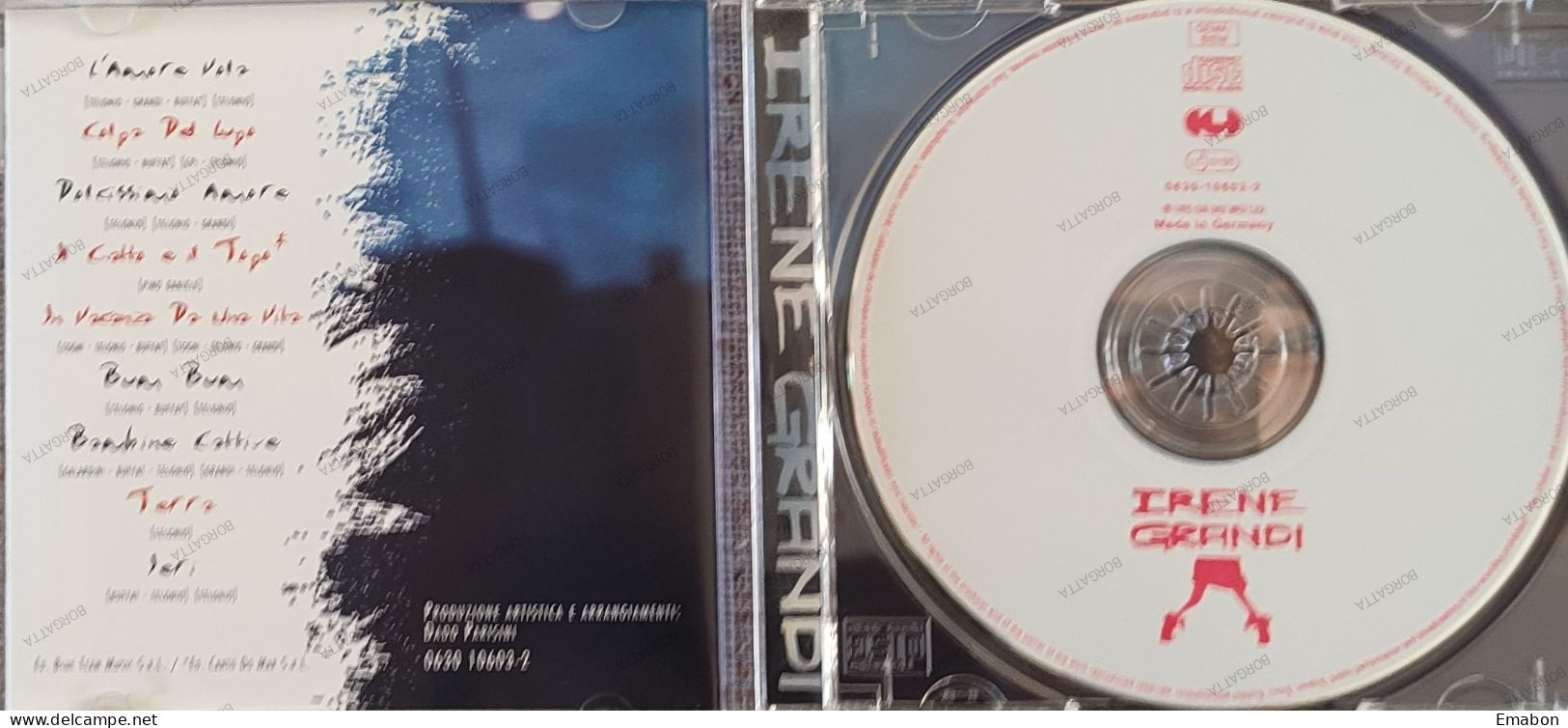 BORGATTA - ITALIANA  - Cd IRENE GRANDI -  IN VACANZA DA UNA VITA - CGD EAST1995 -  USATO In Buono Stato - Other - Italian Music