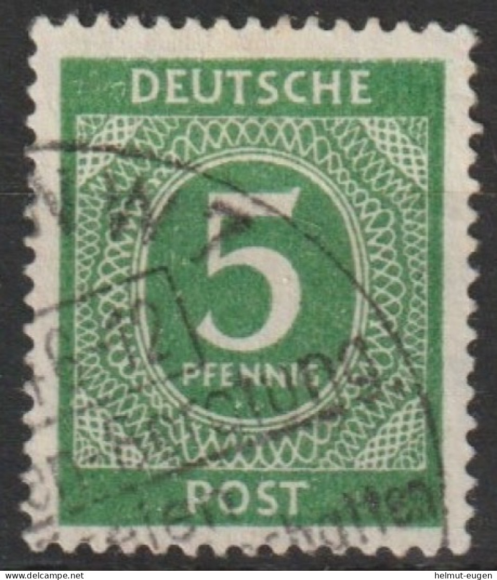 MiNr. 915 Deutschland Alliierte Besetzung Gemeinschaftsausgaben; 1946, Febr./Mai. Freimarken: I. Kontrollrats - Oblitérés