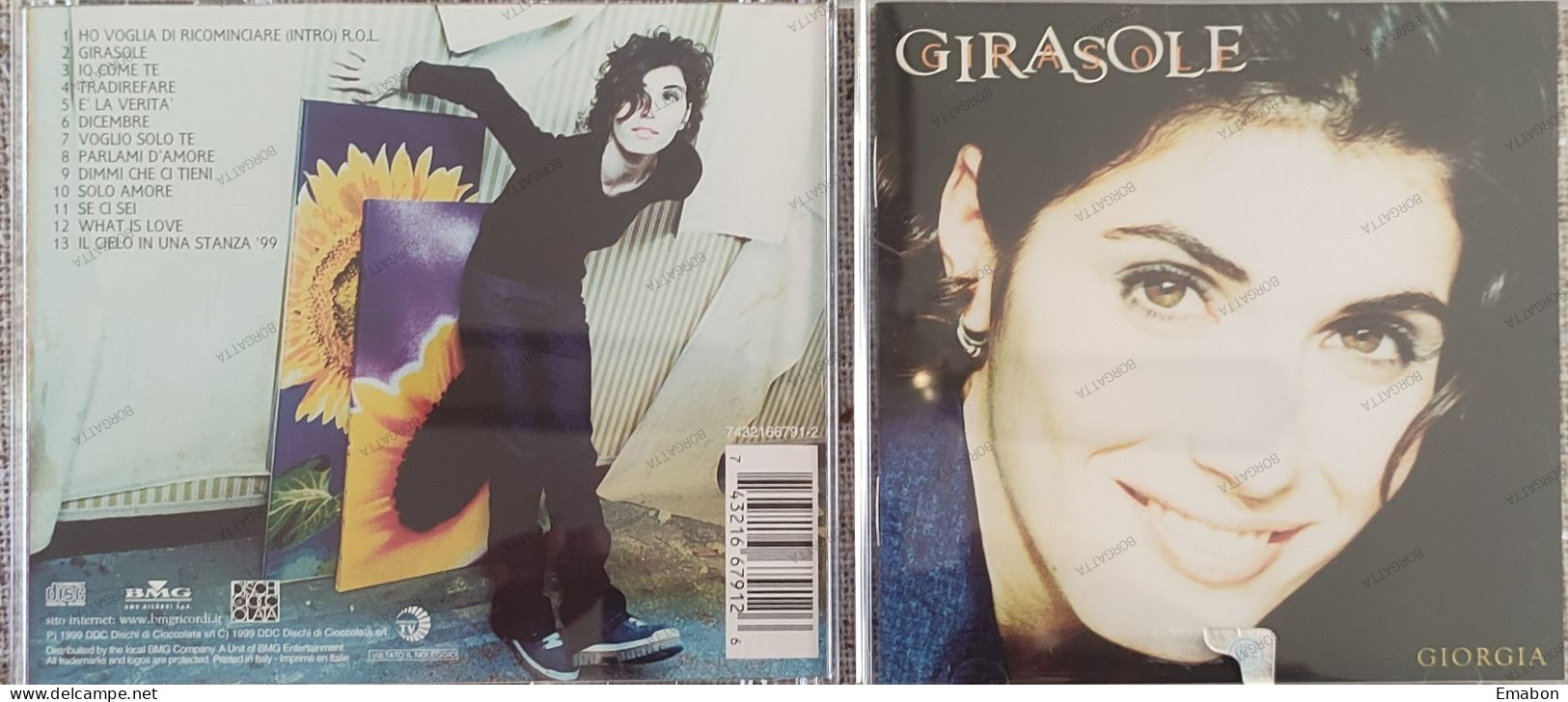 BORGATTA - ITALIANA  - Cd GIORGIA -  GIRASOLE - BMG RICORDI1999 -  USATO In Buono Stato - Otros - Canción Italiana