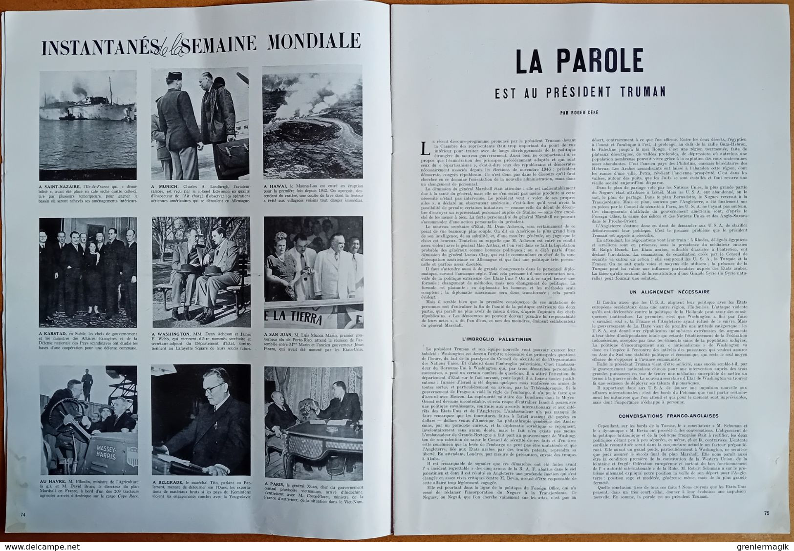 France Illustration N°171 22/01/1949 Expédition Groënland 1948 Mission Paul-Emile Victor/Pêcheurs Du Logone Et Bas Chari - Informations Générales