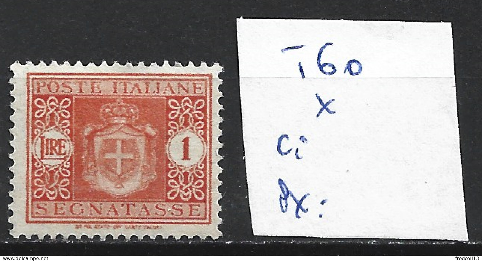 ITALIE TAXE 60 * Côte 0.30 € - Portomarken