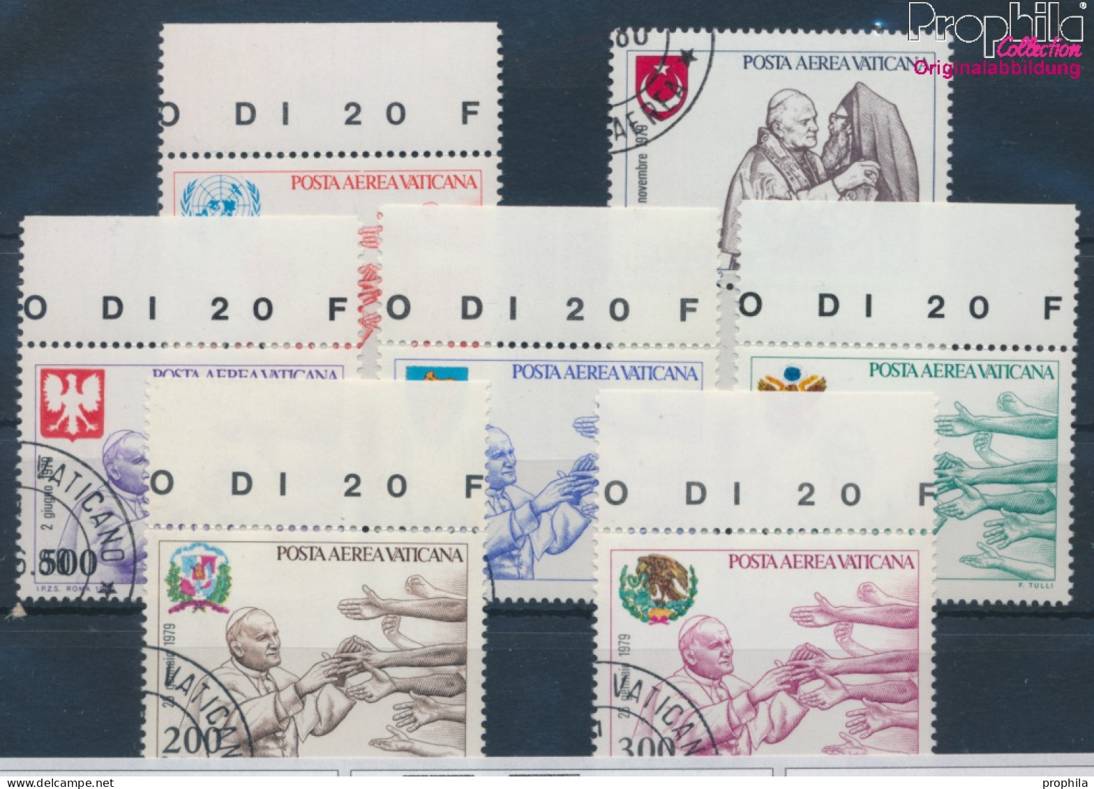 Vatikanstadt 764-770 (kompl.Ausg.) Gestempelt 1980 Papstreisen (10312549 - Used Stamps