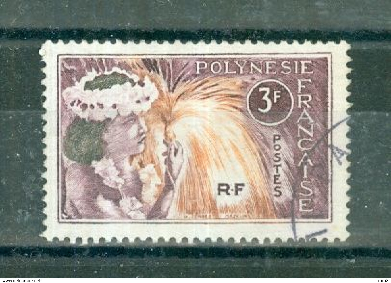 POLYNESIE - N°28 Oblitéré. Danseuse Tahitienne. - Used Stamps