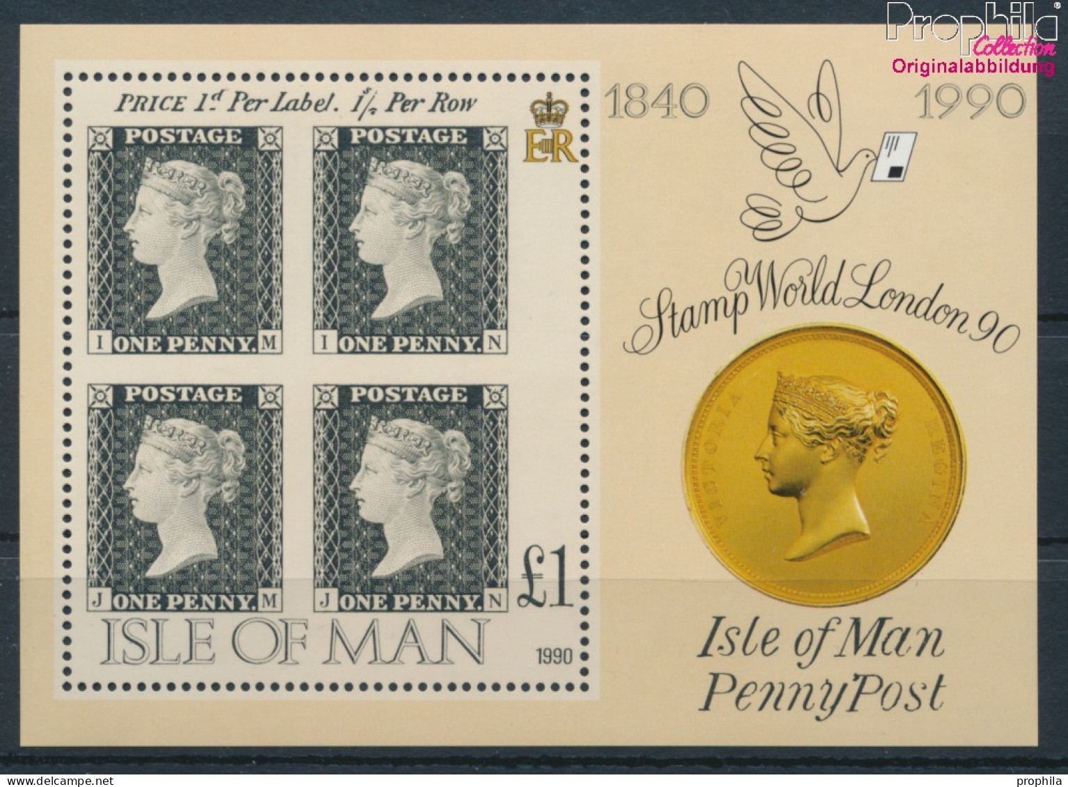 GB - Isle Of Man Block12 (kompl.Ausg.) Postfrisch 1990 150 Jahre Briefmarken (10301504 - Man (Ile De)