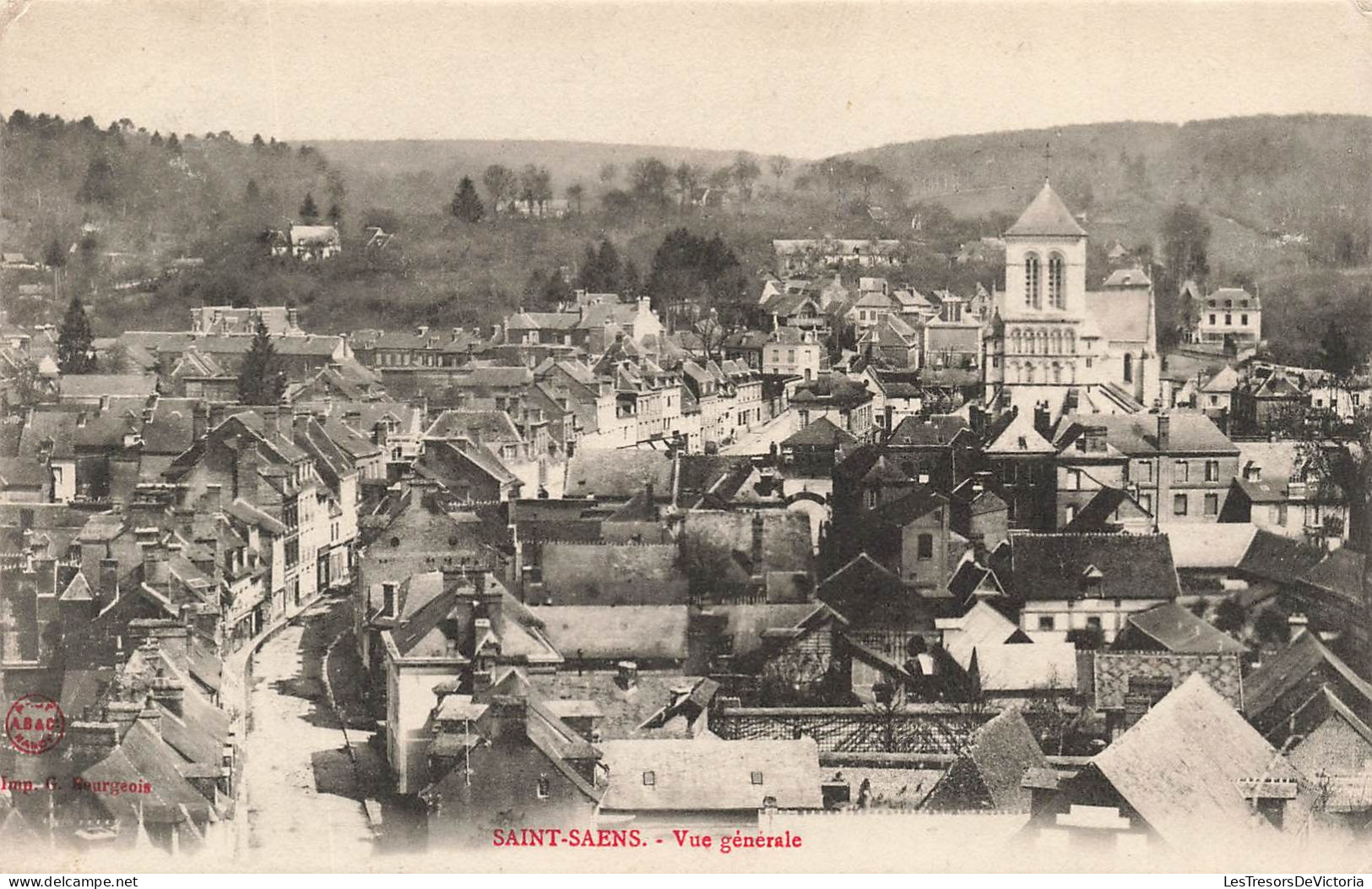 FRANCE - Saint Saens - Vue Générale - Carte Postale Ancienne - Saint Saens