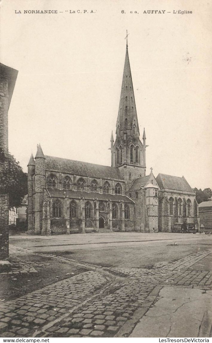 FRANCE - Auffay - L'église - La Normandine - Carte Postale Ancienne - Auffay