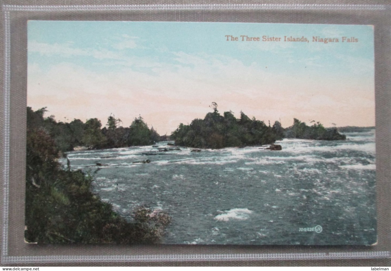 USA UNITED STATES NEW YORK NIAGARA FALLS THREE SISTERS ISLANDS CARTE POSTALE POSTKARTE POSTCARD ANSICHTSKARTE CARTOLINA - Syracuse