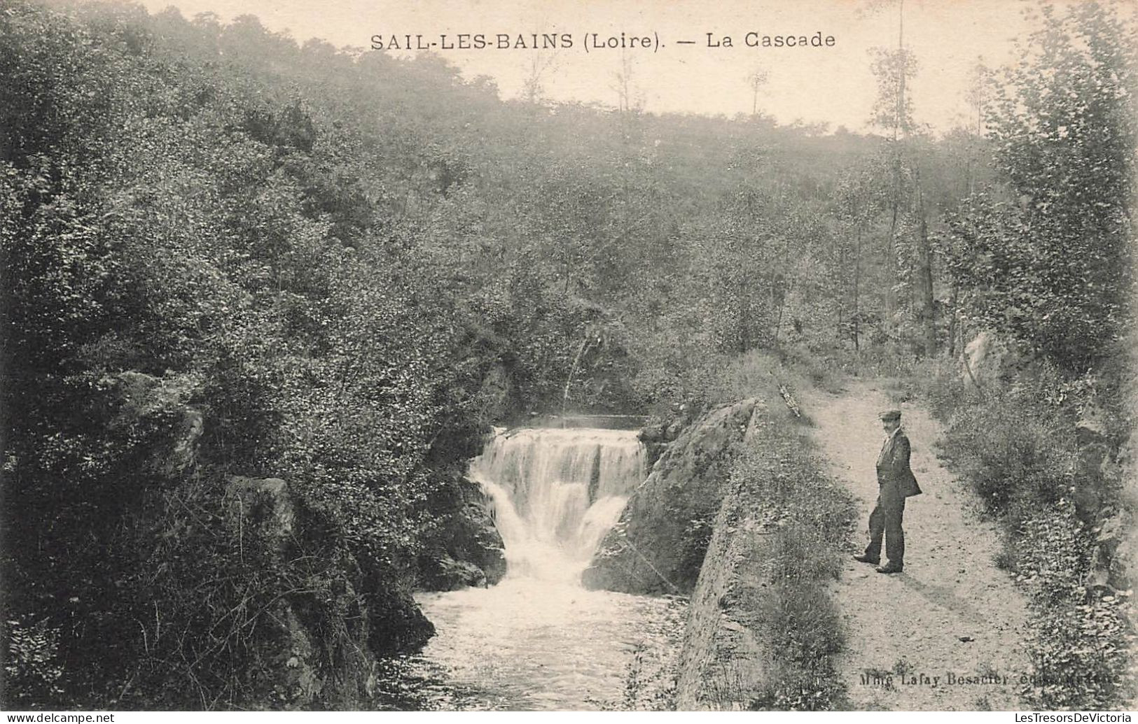 FRANCE - Sail Les Bains - Vue Sur La Cascade - Carte Postale Ancienne - Autres & Non Classés