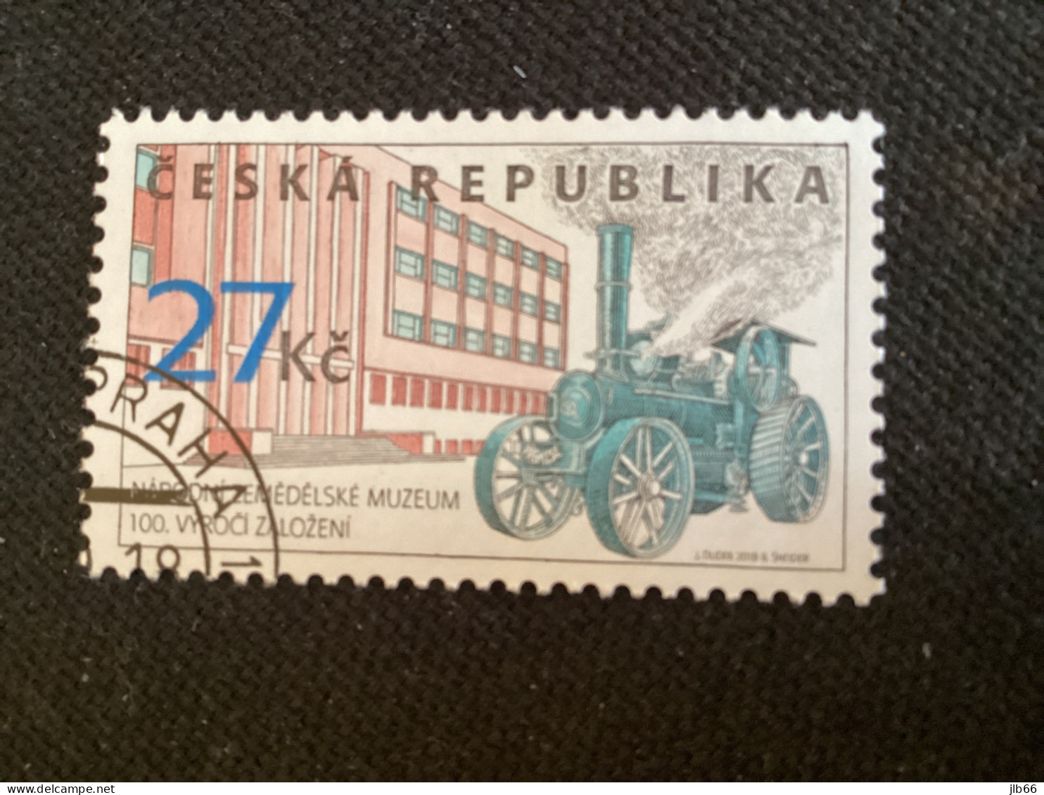 CZ Yvert 997 Oblitéré 2018 Centenaire Du Musée National De L' Agriculture : La Locomobile - Used Stamps