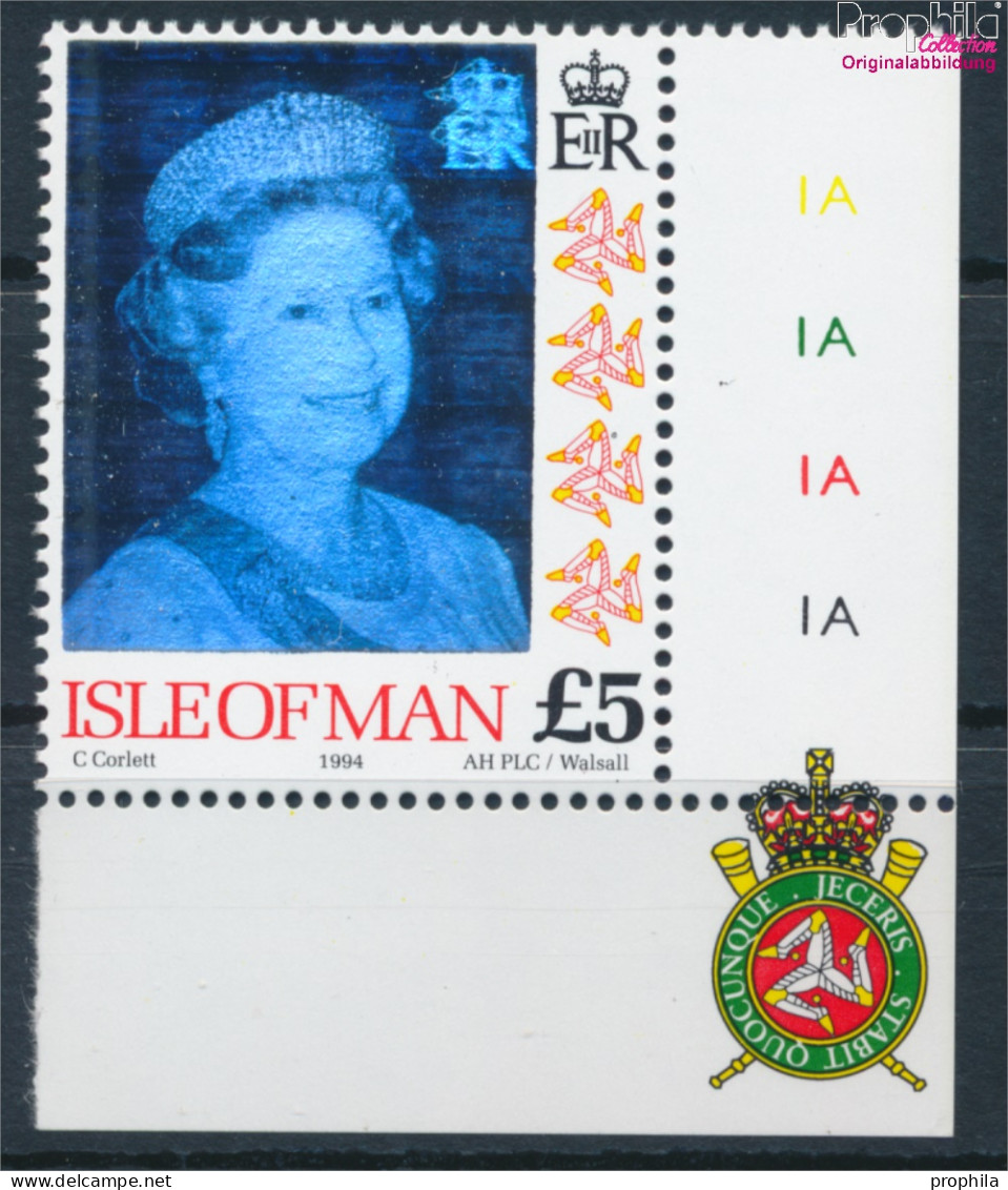 GB - Isle Of Man 601 (kompl.Ausg.) Mit Hologrammfolie Postfrisch 1994 Königin (10301503 - Man (Ile De)