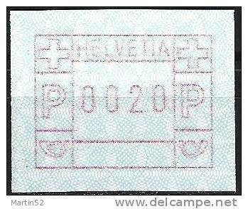 Schweiz Suisse FRAMA Von 1987: Zumstein 7Ax Michel 3.8  ** BREITE ZAHLEN Fluoreszierend SBK = CHF 3.50) - Affranchissements Mécaniques