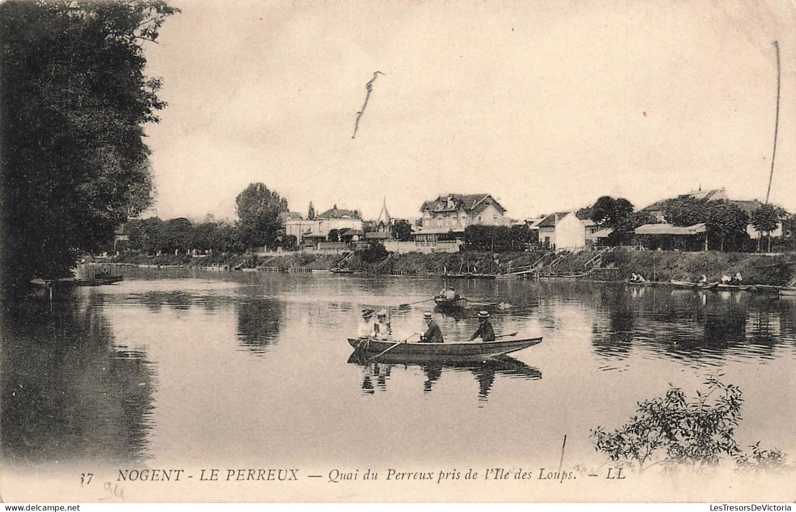 FRANCE - Nogent Le Perreux - Quai Du Perreux Pris De L'Ile Des Loups - LL - Carte Postale Ancienne - Le Perreux Sur Marne