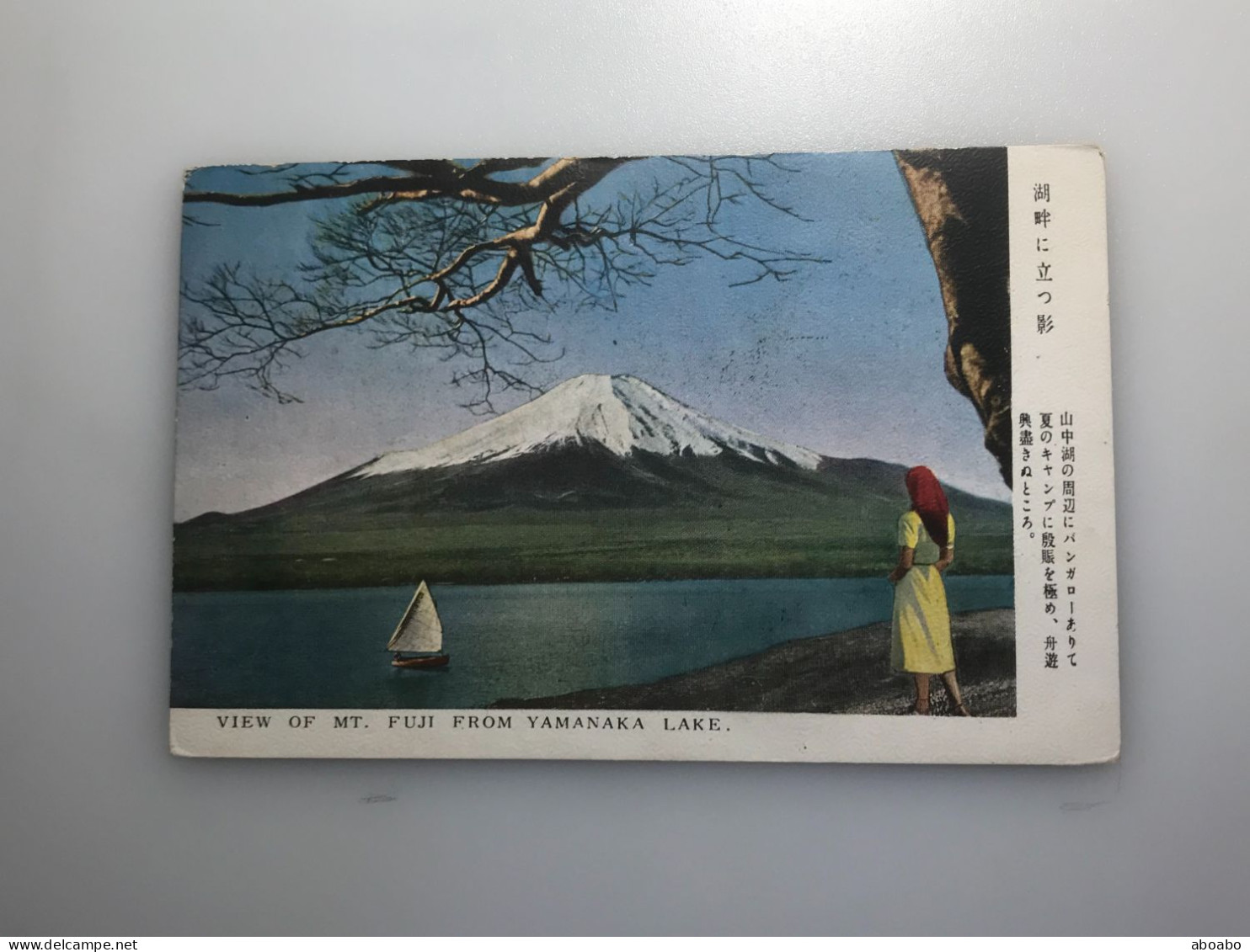 JA/449 .. JAPAN Ansichtskarten - Ein Schatten, Der Am See Steht. Ein Aufregender Ort. Rund Um Den Yamanaka-See Gibt Es E - Osaka