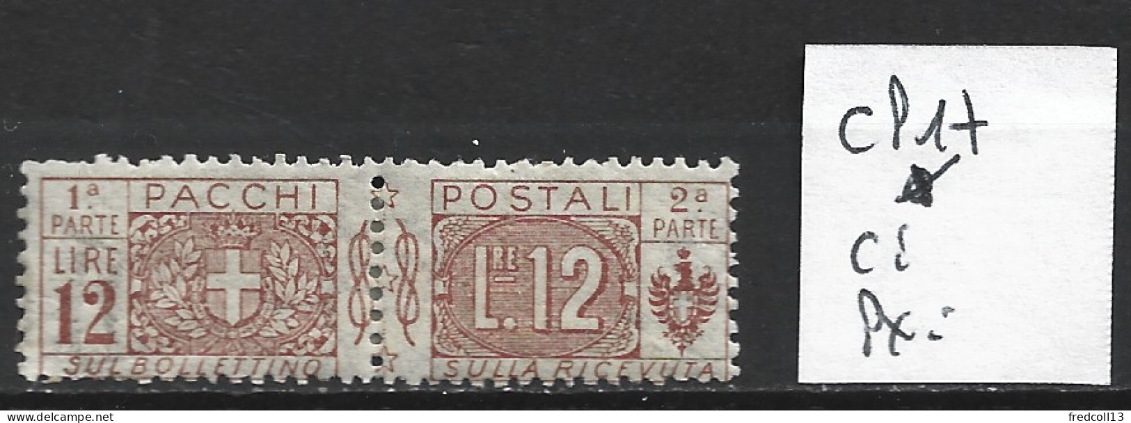 ITALIE COLIS POSTAUX 17 * Côte 150 € - Postpaketten
