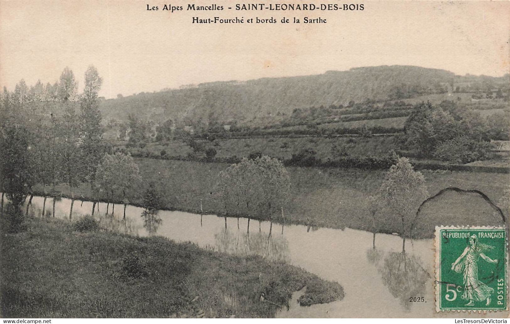 FRANCE - Les Alpes Mancelles - Saint Léonard Les Bois - Haut Fourché Et Bords De La Sarthe - Carte Postale Ancienne - Saint Leonard Des Bois