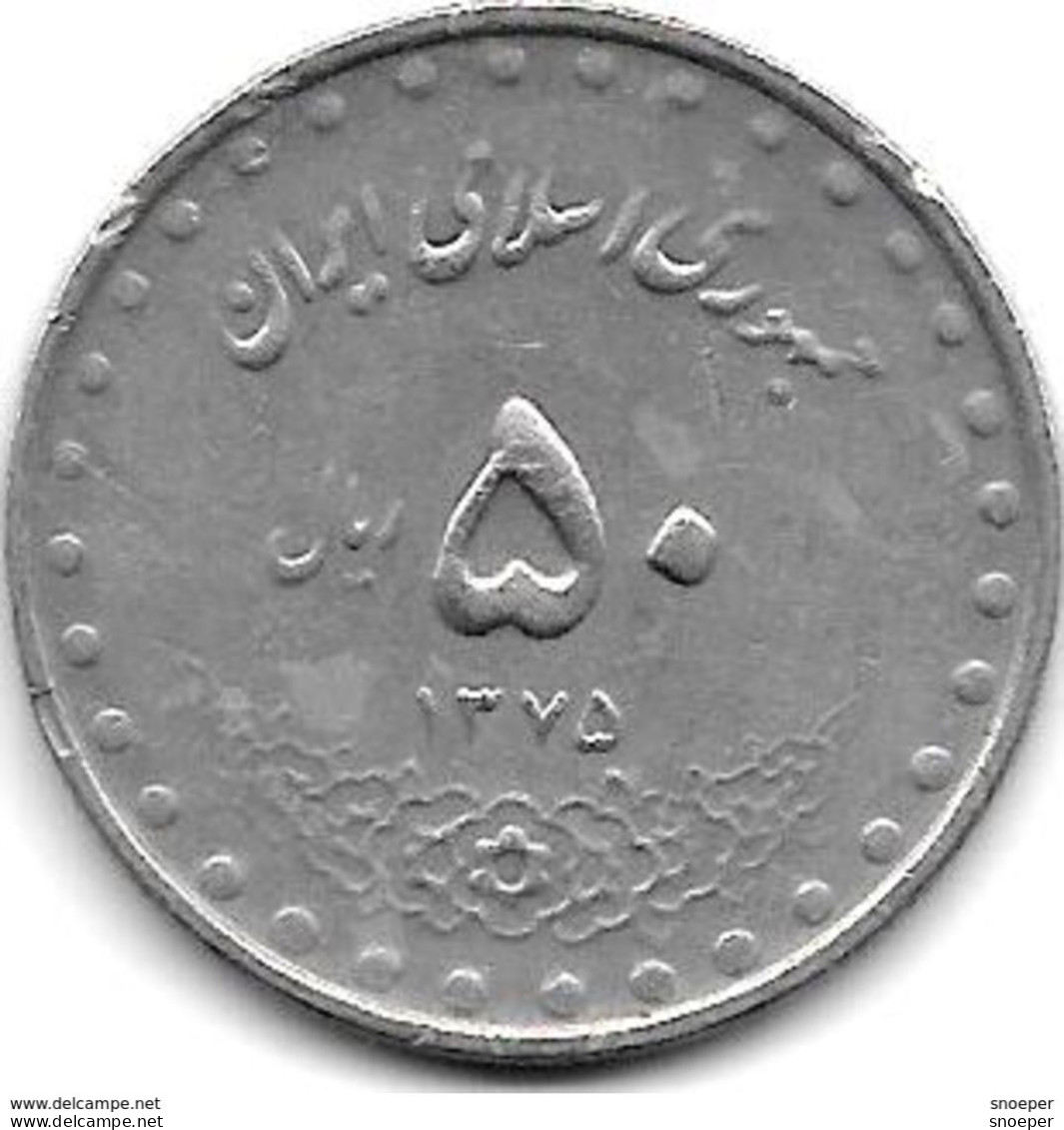 *iran 50 Rials Sh1375 Km 1260 Vf+ - Iran