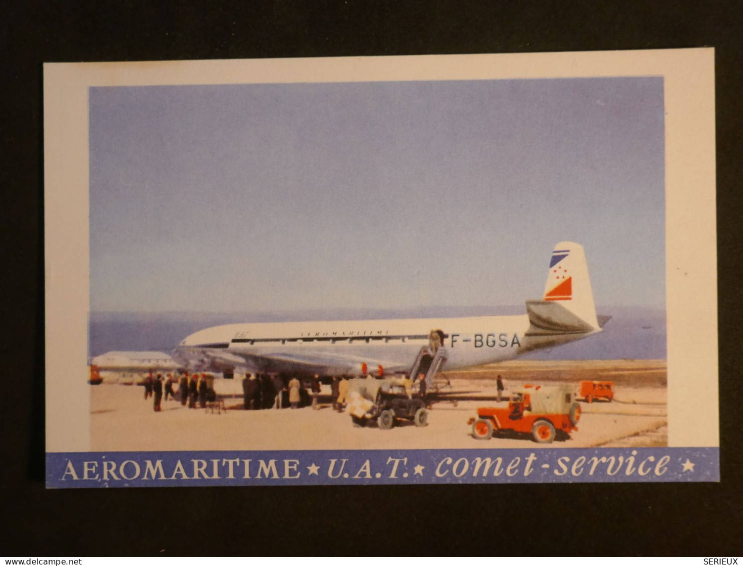 DI 9 FRANCE   BELLE  CARTE AEROMARITIME 1963     ++ AFF. INTERESSANT+++ - 1960-.... Storia Postale