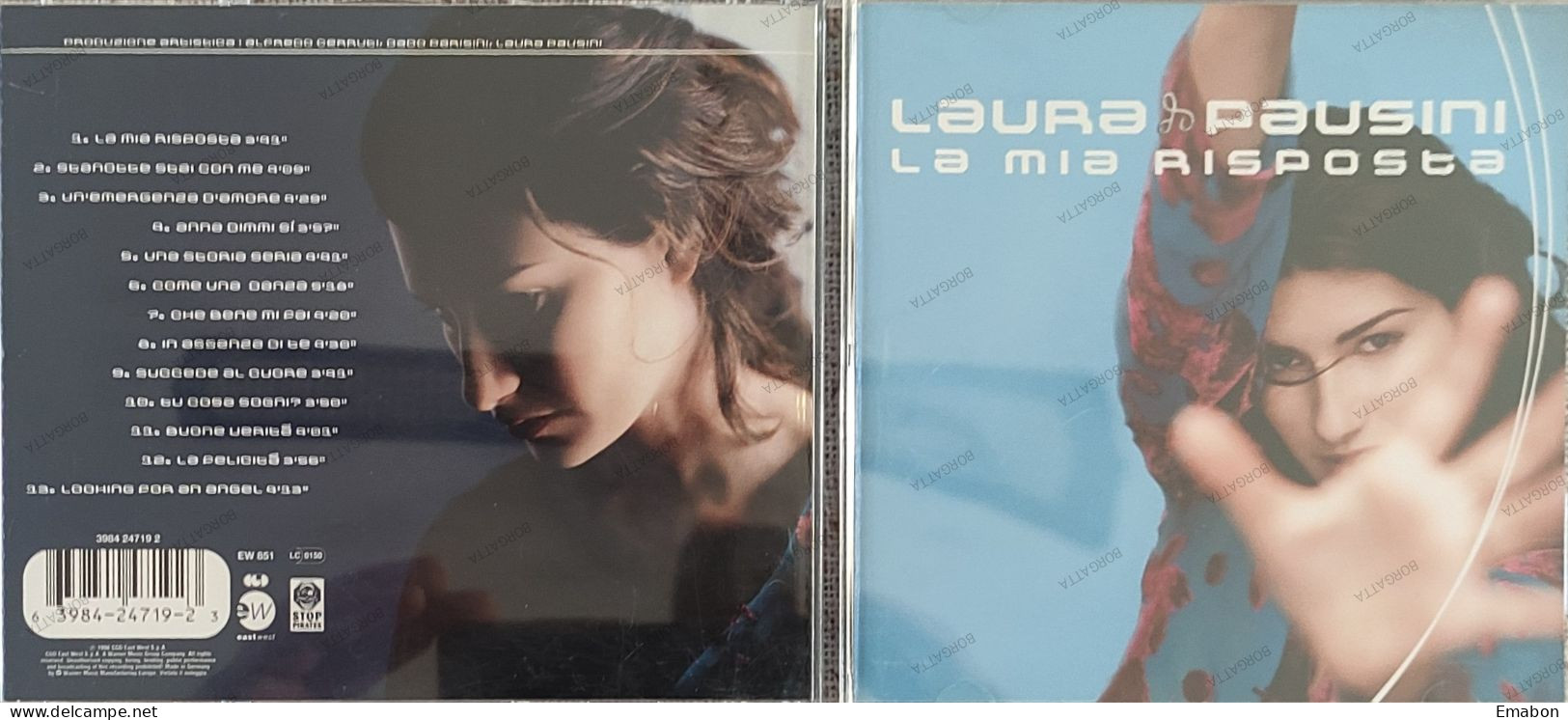 BORGATTA - ITALIANA  - Cd LAURA PAUSINI - LA MIA RISPOSTA  - CGD EAST 1998 -  USATO In Buono Stato - Autres - Musique Italienne