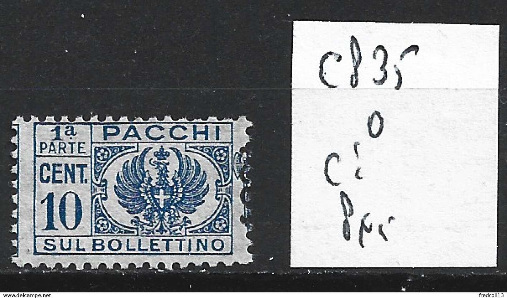 ITALIE COLIS POSTAUX 35oblitéré Côte 0.15 € - Postal Parcels